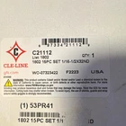 Cle-line Cobalt Drill Bit Set 15PC 1/16-1/2IN Model 1802 Mpn C21112 New. Price: $40.00.