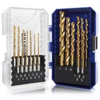 Comoware Impact Drill Bit Set - 21 Pcs Hex Titanium Hss Quick Change D... New. Price: $41.86.