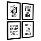 Excello Global Products Framed Wooden Bathroom Humor Signs : Decor For Home, ... New. Price: $31.69.