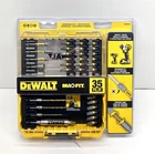 Dewalt 35 Pc Screwdriving Set Impact Guide Nut Driver Drill New. Price: $34.98.