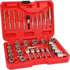 Uyecove 35PCS Screw Bolt Extractor Set, Left Hand Drill Bit 6542/4341 Hss New. Price: $75.78.