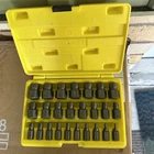 Topec 25PCS Screw Extractor Set, Hex Head Multi-spline Easy Out Bolt Extraction Used. Price: $29.90.