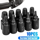 10PS Screw Extractor Easy Out Drill Bits Kit Damaged Bolt Stud Remover Set New. Price: $8.96.