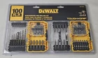 Dewalt DWA100SET 100PC Screwdriving Phillips, Torx, Hex, Square Bits New. Price: $34.99.