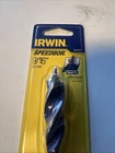 Irwin 3041014 9/16" Max Tri-flute Woodboring Bit New. Price: $12.00.