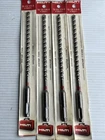 Nos Hilti 1/4"-8 Te-cx Sds-plus Masonry Hammer Drill Bits Germany, 4PC Lot New. Price: $49.00.