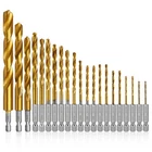 21 Pcs Titanium Coated Twist Hex Shank Drill Bit Set For Dewalt 1361 New. Price: $33.83.