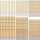 120 Pcs Small Titanium Drill Bits Set 3/64"-1/8" High Speed Steel Hss Micro New. Price: $22.40.