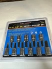Cal-hawk 11-PC. 3/8 Dr. Hex Bit Socket Set Metric New. Price: $21.99.