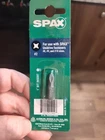 Spax Unidrive #2 Phillips 1" Insert Bit For #8, #9 And #10 Size Screws New. Price: $9.00.