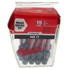 Milwaukee Tool 48-32-5010 SQ2 2" Shockwave Impact Duty Square Bits (15 Pack) New. Price: $17.44.