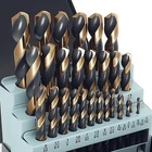29PCS Cobalt Drill Bit Set, 135 Degree Tip High Speed Steel With Black And Go... New. Price: $52.77.