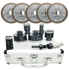 Diamond Core Drilling Bit Set Hole Saw Kit Ceramic Tile Porcelain Cut Blades New. Price: $89.09.