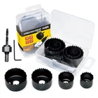 Kata 6PCS Hole Saw Kit 1-1/4" To 2-1/8"(32-54MM) Set In Case New. Price: $10.46.