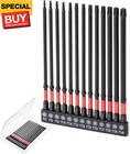 Bates- Impact Long Torx Bit Set, 13 Pcs, 6-INCH, 1/4" Hex Shank TT7-TT40, Tamper New. Price: $23.78.