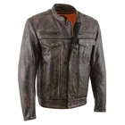 Milwaukee Leather 1508 Men's Distressed Brown Motorcycle Riding Jacket New. Price: $239.99.