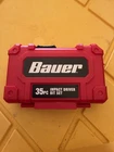 Bauer 35PC Impact Driver Set Bits, Socket Adapter, Nut New. Price: $35.00.