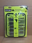 Ryobi A971001 10-PC Wood Spade Bit Set Compatible With All Drlls/impacts New. Price: $10.00.