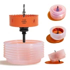 Vikiton 4 Hole Saw For Recessed Lights, Inch Cutter With Dust Bowl Cat... New. Price: $34.02.