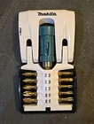 Makita B-27159 11PC Torsion Impact Gold Screwdriving Bit Tip Set Mag Holder Open. Price: $30.00.