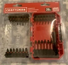 Craftsman Impact Rated Screwdriver Bit Set, Pieces In Tough Case CMAF1329 New. Price: $9.99.