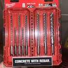 Milwaukee Pc Sds Plus 4-CUTTER Carbide Bit Concrete W/ Rebar Kit 48-20-7663 New. Price: $37.45.