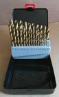 Drill Master 29-PCS. Titanium Nitride Coated Bit Set #05889 With Box Open. Price: $29.99.