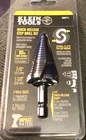 New Sealed Klein Tools QRST11 Step Drill Bit, Quick Release 7/8 1-1/8 In.. Price: $29.99.