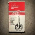 Milwaukee Boring Drill Bit 1/4 Inch Self Feed Wood 7-16 Hex Shank 48-25-2251 New. Price: $29.96.