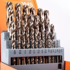 29PCS Cobalt Drill Bit Set (1/16''-1/2''), M35 High Speed Steel, Twist Jobber Le New. Price: $84.99.