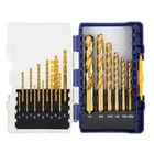 Irwin 18-PIECE Titanium Nitride Coated Turbomax Drill Bit Set & Case 3018010 New. Price: $20.99.