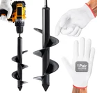 Auger Drill Bit For Planting With Gloves (4 X 12 Inch) - Heavy Duty... Fast Ship New. Price: $27.99.