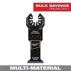 Milwaukee 1-3/8 In. Titanium Bi-metal Universal Fit Wood & Cutting Blade Open. Price: $13.95.