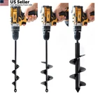 Vasgor Set (1.6X12, 2.6X12, 3.5X12) Auger Drill Bit For Planting - New. Price: $30.65.