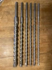 Torxero 22IN Sds Max Bits For Concrete Set Of 6 (2 Missing) New. Price: $80.00.