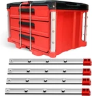 Alpha Rails - Threaded Compatible With Milwaukee Packout Drawer Tool Bo... New. Price: $70.99.