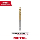 Milwaukee Shockwave 5/32 In. 2-3/4 Titanium Red Helix Drill Bit Hex New. Price: $7.95.