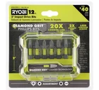 RYOBI2 In. Diamond Grit Impact Drive Bits (12-PIECE) New. Price: $8.97.