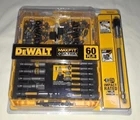 New Dewalt DWAUMF60SET Maxfit Ultra Pc Screwdriving Bit 1/4 In. Hex Steel. Price: $35.00.