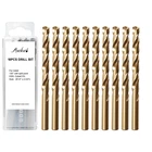 Axelord 1/4" Cobalt Drill Bit Set (10PCS) M35 Hss 135 Tip Twist Jobber New. Price: $29.98.