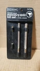 Craftsman Usa 67343 2-PIECE Carbide Tipped Masonry Drill Bit Set 1-MISSING, Vgc Used. Price: $5.00.