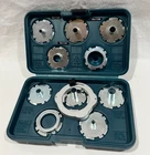 Bosch -piece Router Template Guide Set RA1128 W/hardcase Used. Price: $31.41.