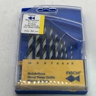 Fisch 01200008K Standard Wood Twist Drill Set In Plastic Box, V,(broken Case) Open. Price: $34.99.