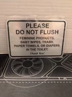 All Quality Classic Framed Please Do Not Flush Thank You Bathroom Etiquette S... New. Price: $14.99.