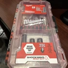 Milwaukee 48-32-4004 Shockwave Impact Driver Bit Set Of Pieces New. Price: $13.00.