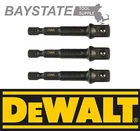 New 3PC Dewalt DW2542IR 1/4" To 3/8" Socket Adapter Set For 18/20V Impact Driver. Price: $14.49.