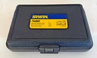 Irwin Unibit 4-PIECE Step Drill Set (model 10225) Never Used Open. Price: $149.97.