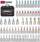 Arrow 1/4" Screwdriver Bit Set 59PCS S2 Steel Magnetic Holder & Storage Case New. Price: $23.99.