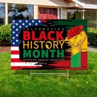 Black History Month Decoration Outdoor Yard Sign With Sta... New. Price: $23.54.