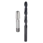 Uxcell Tap And Drill Bit Set, 1/8-27 Npt Thread + 21/64", Black New. Price: $19.76.